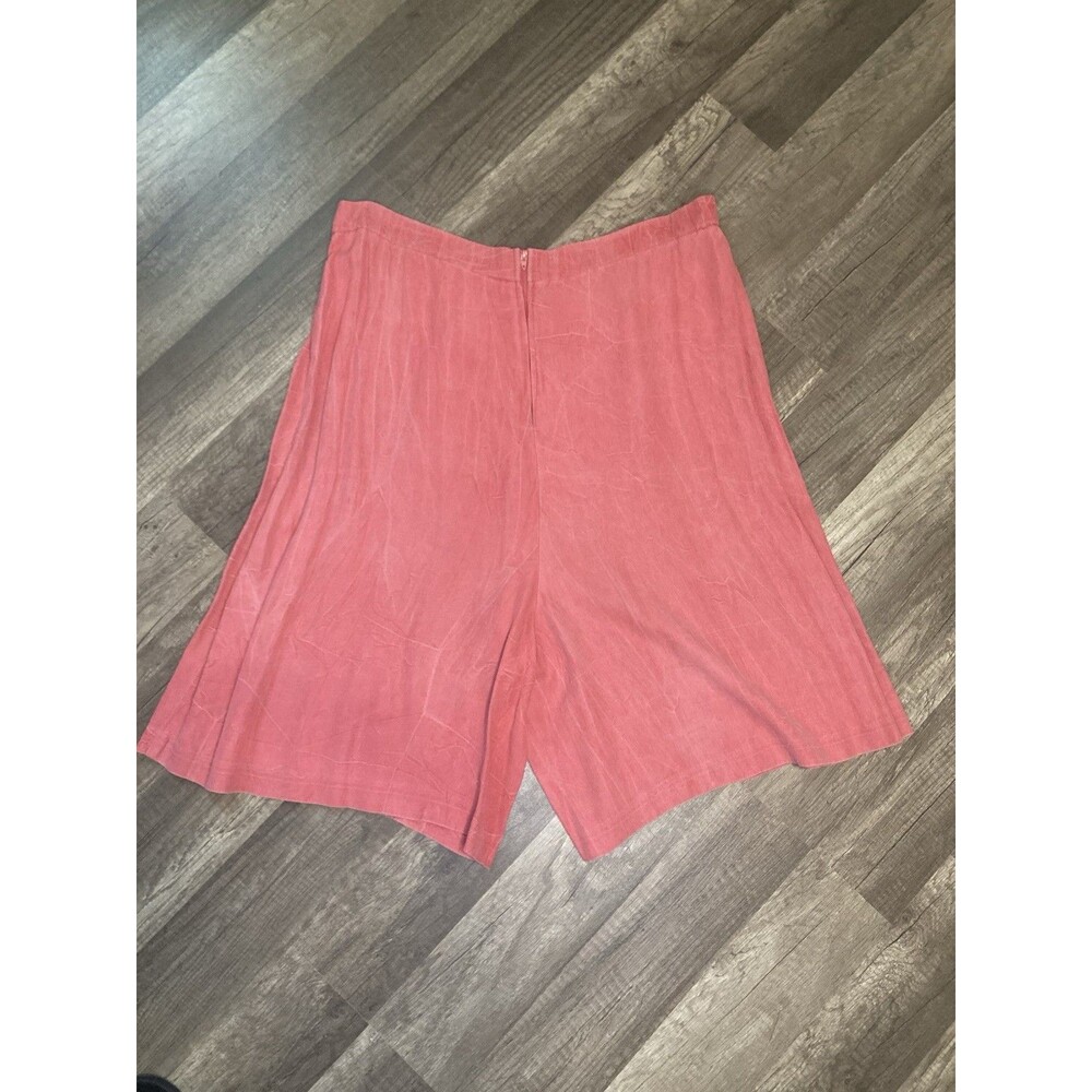80s Sheri Martin Womens 14 Pant Suit Skorts 2 Piece Rose Pink Y2K Friends Office - Picture 10 of 13